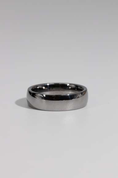 7mm Tungsten Carbide Wedding Band w/ Mirror Finish Size 12