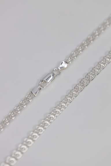 .925 Italian Sterling Silver 5.5mm Love Chain 24 Inches