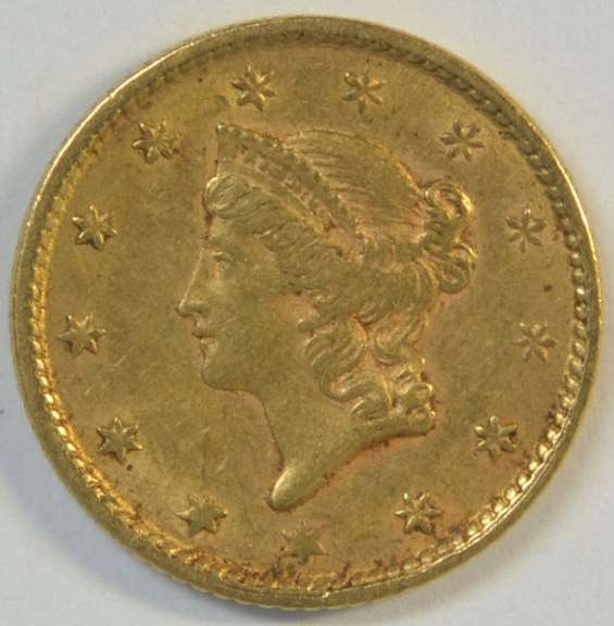 Sharp and attractive 1851 US Type One $1 Gold Piece