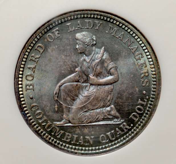 1893 Isabella Commemorative Quarter NGC MS64
