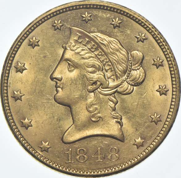 1848 $10 Liberty Head Gold Eagle