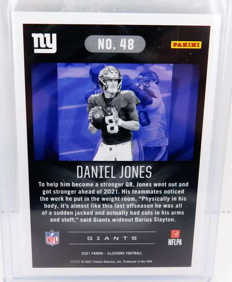 Daniel Jones 2021 Panini Football Card