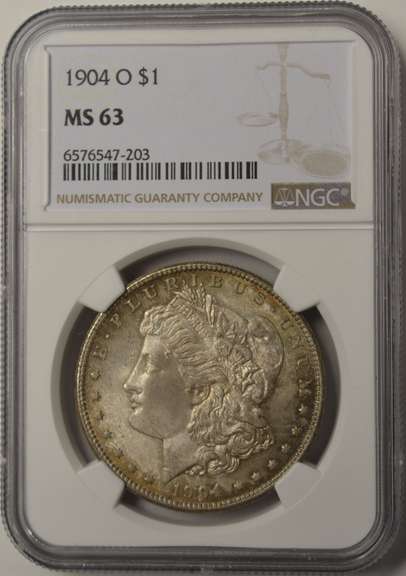 1904-O Morgan Silver Dollar NGC MS63