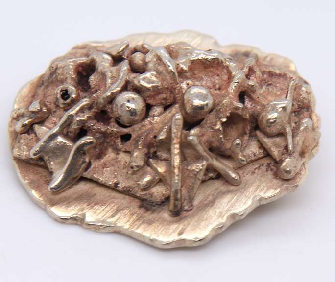 Vintage 925 Sterling Silver Brooch