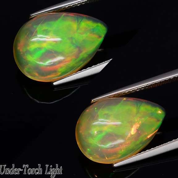 Glowing! 4.70ct full cover multi-pattern Jelly Opal