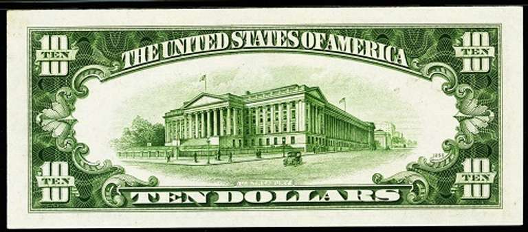 Crisp Exceptional 1934D $10 Star Note New York-Very Tough This Nice!