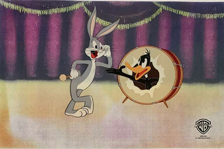 Warner Brothers, Daffy Duck and Bugs Bunny, Drum