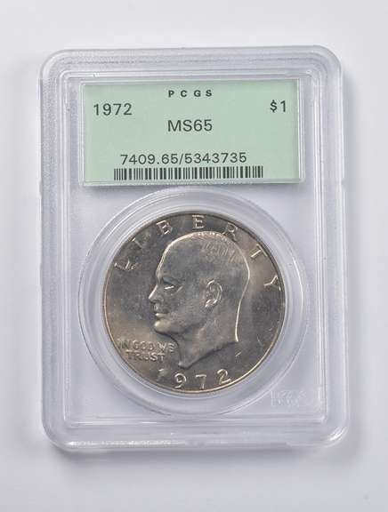MS65 1972 Eisenhower Dollar PCGS