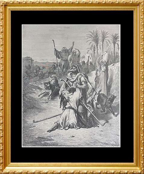 Antique Gustave Dore Circa 1880, The Prodigal Son