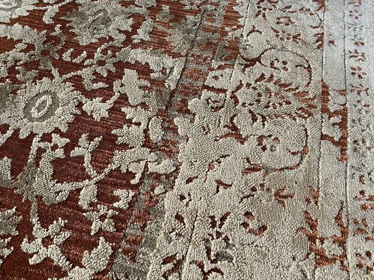 Modern Carved Rug 6x8