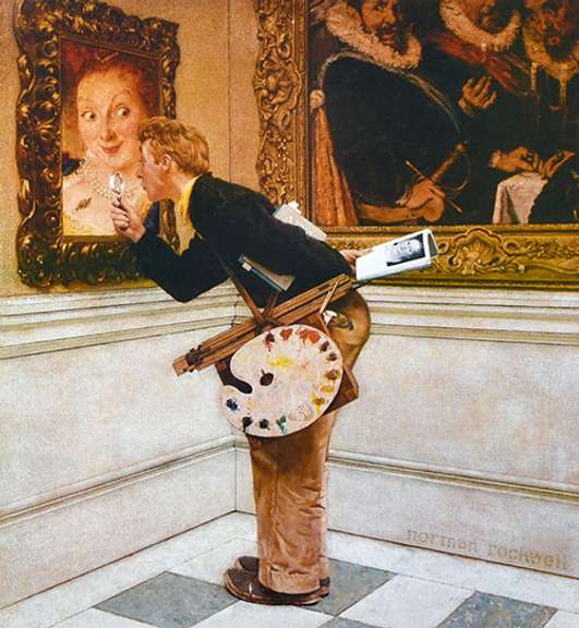Norman Rockwell, The Critic