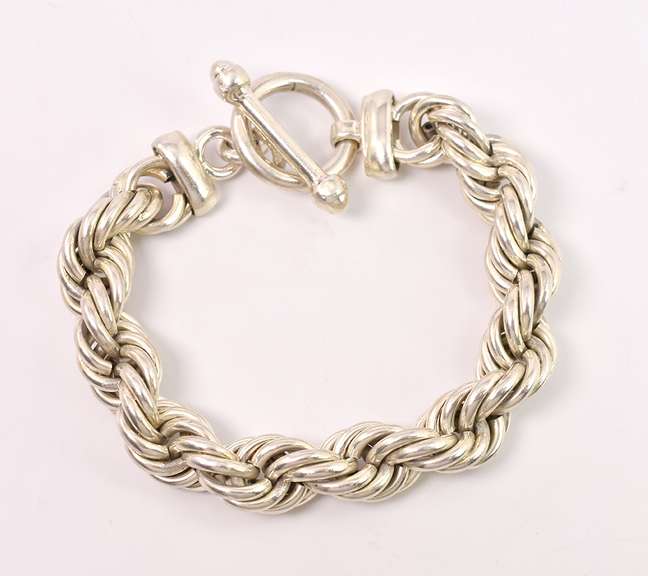 Heavy Link Sterling Silver Bracelet