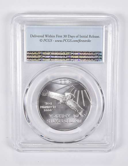 MS70 2021 $100 American Platinum Eagle 1 Oz .999 Fine Platinum FS PCGS