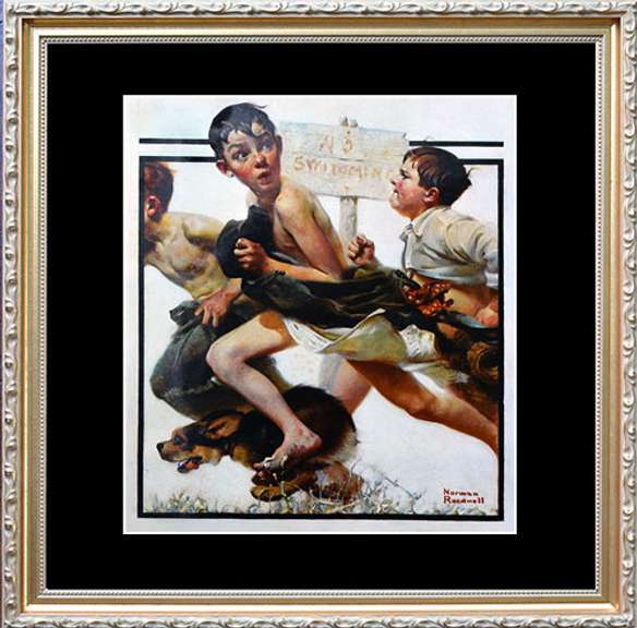 Norman Rockwell, No Swimming