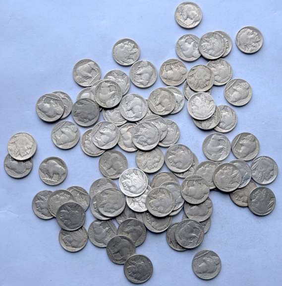 80 Full Date Buffalo Nickels