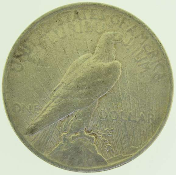 1924 $1 Silver Peace Dollar Coin