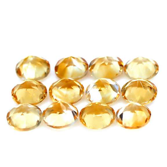 Ravishing 15.15ct top golden eye clean Citrine set