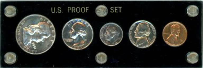 1951 Silver US Proof Set in Capital Plastics Holder