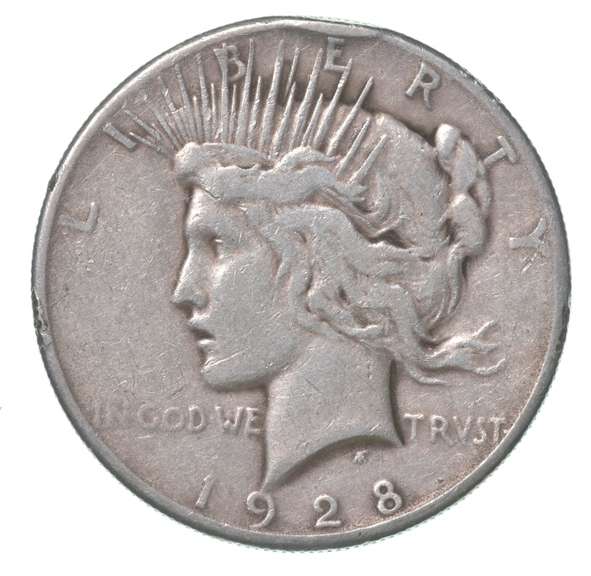 1928 Peace Silver Dollar
