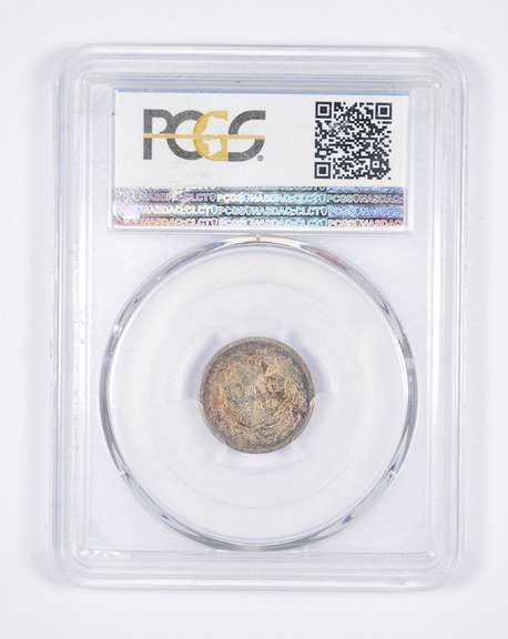 PR65 1884 Seated Liberty Dime - TONED - Graded PCGS