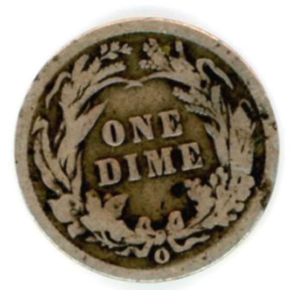 1898-O Barber Dime
