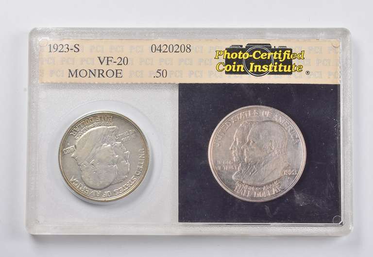 1923-S Monroe Doctrine Commemorative Half Dollar