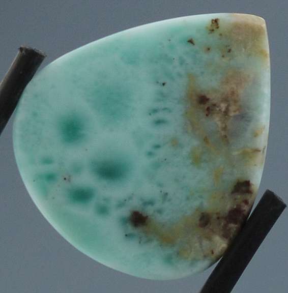 Collectors 16.65ct cloud blue Larimar cabochon
