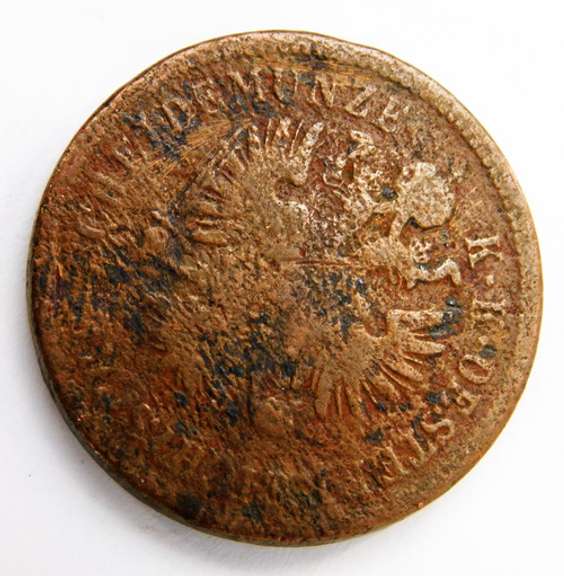 1861 4-Cent Austrian Coin