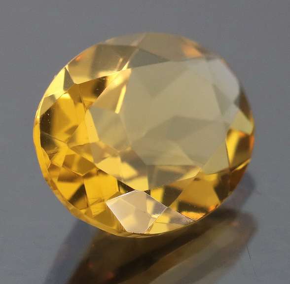 Rich 3.76ct 12mm golden Citrine