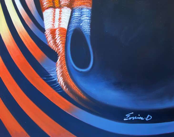 ONE OF A KIND BEAUTIFUL PAINTING ON CANVAS