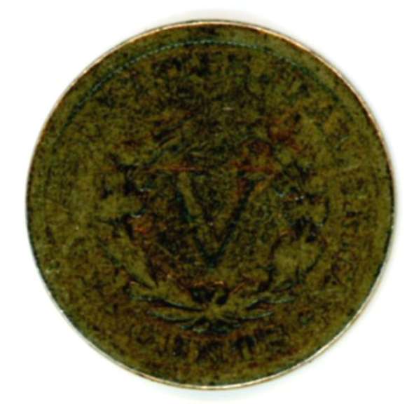 1888 Liberty 'V' Nickel