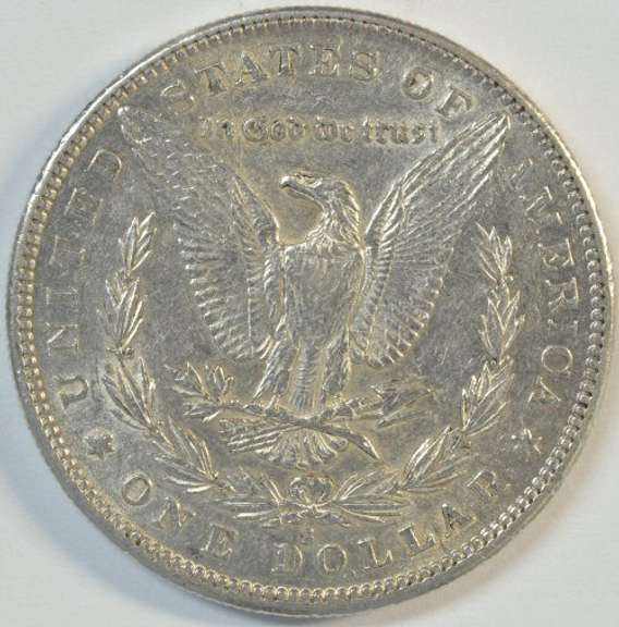 Scarce AU 1888-S Morgan Silver Dollar. Better date