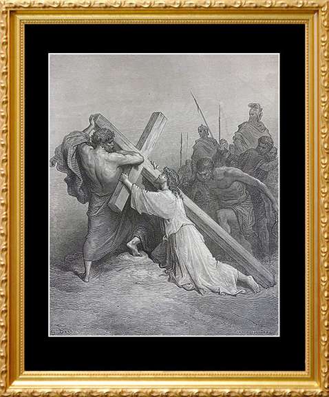 Gustav Dore, Christ Fainting Under the Cross