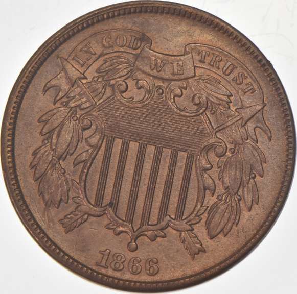 1866 Two-Cent Piece