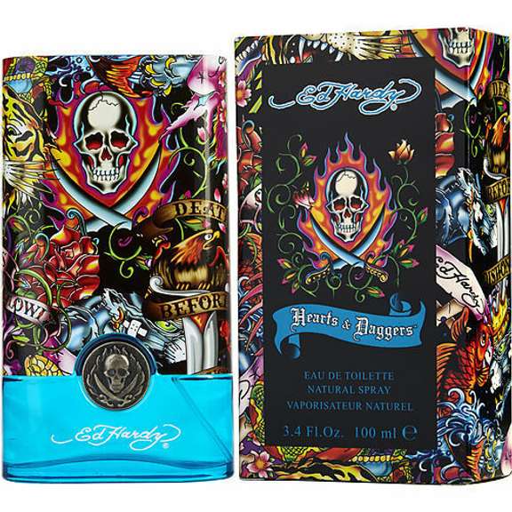Ed Hardy Hearts & Daggers by Christian Audigier EDT Spray 3.4 oz