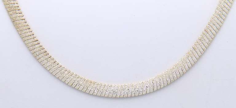 Vintage Italian Sterling Silver Fancy Necklace