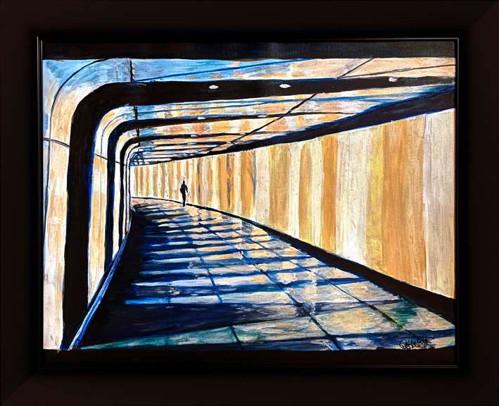 Ismail Khelalfa Original Oil on Canvas Native American Series