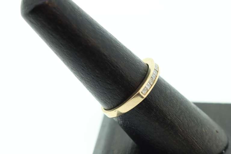 14K GOLD AND DIAMOND BAND