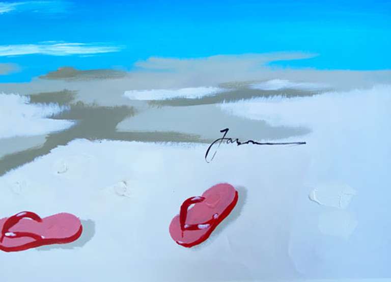 ONE OF A KIND BEAUTIFUL PAINTING ON CANVAS