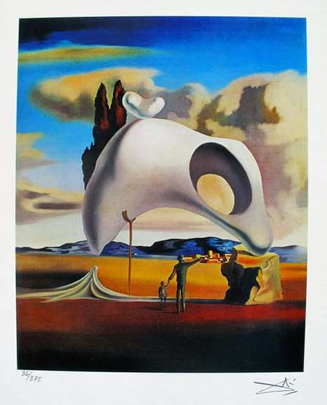 Salvador Dali, Atruistic Vestiges After The Rain