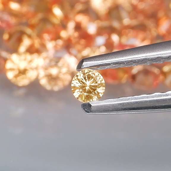 Superb 4.36ct diamond cut Songean Sapphire set
