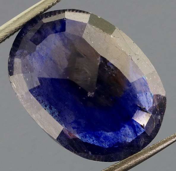 Unique 9.83ct ink blue Sapphire from Madagascar
