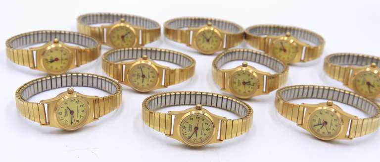 Group of 10 Amitron Quartz Ladies Watches