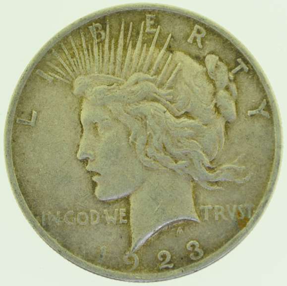 1923 $1 Silver Peace Dollar Coin