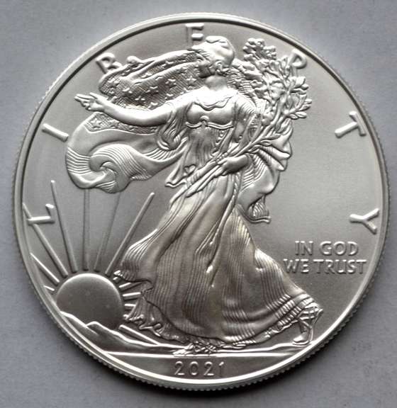 2021 Unc Preordered Silver Eagle