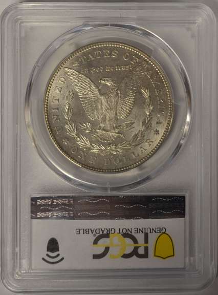 1879-S Morgan Silver Dollar Flashy PCGS Altered Surface Uncirculated Details. Rev of 1878
