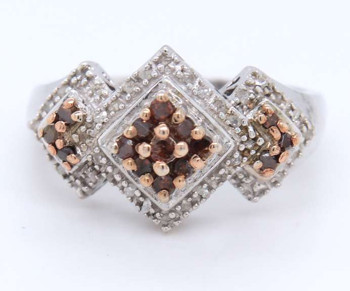 Vintage 925 Sterling Silver Cubic Zirconia Ring