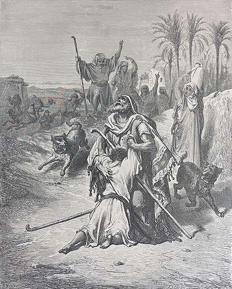 Antique Gustave Dore Circa 1880, The Prodigal Son