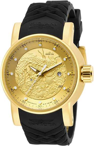 Invicta Gold Dragon Dial Automatic, New In Box.