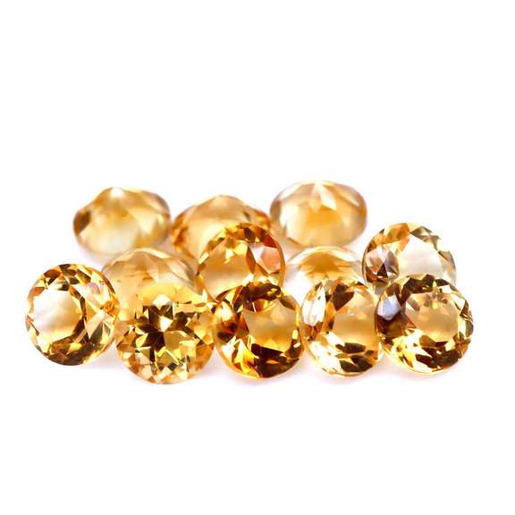 Ravishing 15.15ct top golden eye clean Citrine set